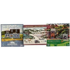 Hometown Collection Set of 3 - 1000 Piece Puzzles